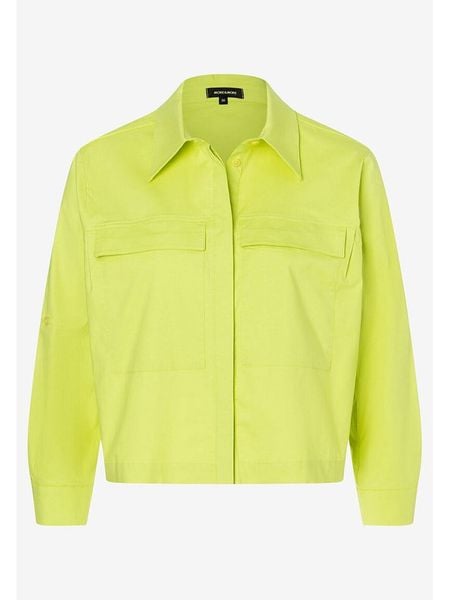 More & More Bluzka w kolorze jasnozielonym rozmiar: 36. Zielone bluzki damskie More & More, bez wzorów, bez kołnierzyka, bez ramiączek. Za 88.02 zł.