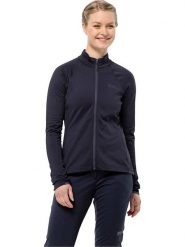 Jack Wolfskin Kurtka kolarska "Morobbia" w kolorze granatowym rozmiar: M. Niebieskie kurtki sportowe damskie Jack Wolfskin, m, bez wzorów, z materiału, bez kaptura. Za 149.31 zł.