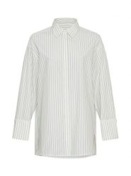 MOSS COPENHAGEN Koszula w kolorze białym rozmiar: L/XL. Białe koszule damskie Moss Copenhagen, l, bez wzorów, bez kołnierzyka, bez ramiączek. Za 158.10 zł.