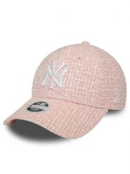 New Era Czapka z daszkiem Wmns Summer Tweed Nyy 60434980 Różowy. Czerwone czapki z daszkiem damskie New Era, bez wzorów, z materiału. Za 159.99 zł.