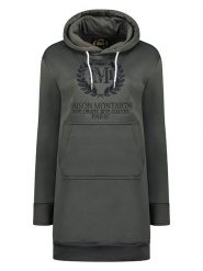 Maison Montaigne Sukienka dresowa "Giqueen" w kolorze antracytowym rozmiar: L. Czarne sukienki damskie Maison Montaigne, bez wzorów, z dresówki, bez ramiączek. Za 139.20 zł.