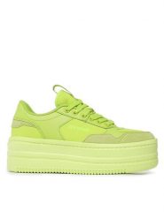 Sprandi Sneakersy WP40-22168Y Zielony. Zielone obuwie sportowe damskie Sprandi, ze skóry, bez zapięcia. Za 199.99 zł.