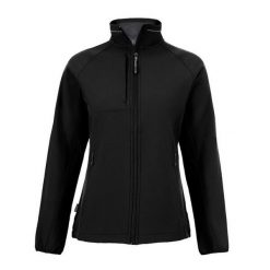 Kurtka Damska Expert Basecamp Soft Shell. Czarne kurtki damskie Craghoppers, bez wzorów, bez kaptura. Za 328.99 zł.