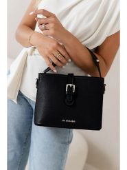 Lia Biassoni Skórzana torebka w kolorze czarnym - 25 x 20 x 12 cm rozmiar: onesize. Czarne torebki klasyczne damskie Lia Biassoni, z materiału, przez ramię, bez dodatków. Za 260.99 zł.