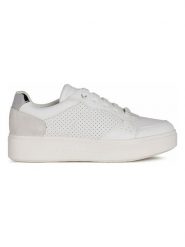 Geox Skórzane sneakersy "Henbus" w kolorze białym rozmiar: 36. Białe obuwie sportowe damskie Geox, z gumy, bez zapięcia. Za 278.45 zł.