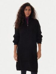 Roxy Sukienka dzianinowa Home Again SD ERJKD03535 Czarny Regular Fit. Czarne sukienki damskie Roxy, bez wzorów, z dzianiny, bez ramiączek. Za 439.99 zł.