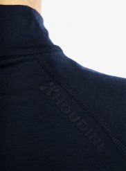Bluza termoaktywna damska Houdini Desoli Light Half Zip. Niebieskie bluzy damskie Houdini, l, bez wzorów, z materiału, bez kaptura. Za 572.20 zł.