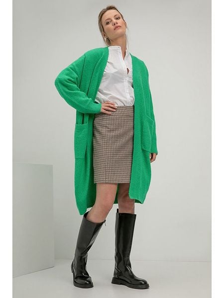 Josephine & Co Kardigan w kolorze zielonym rozmiar: S. Zielone kardigany damskie Josephine & Co, s, bez wzorów, z wełny. Za 259.74 zł.