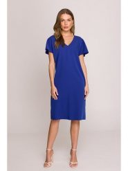 Stylove Sukienka w kolorze niebieskim rozmiar: M. Niebieskie sukienki damskie Stylove, bez wzorów, bez ramiączek. Za 237.17 zł.