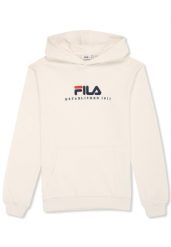 Bluza z kapturem Fila Valsera Regular Logo. Białe bluzy damskie Fila, l, bez wzorów, z bawełny, z kapturem. Za 210.99 zł.