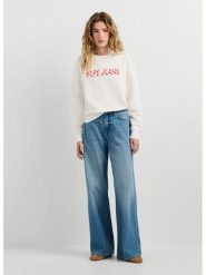Pepe Jeans Bluza "Celeste" w kolorze białym rozmiar: S. Białe bluzy damskie Pepe Jeans, s, bez wzorów, z jeansu, bez kaptura. Za 148.96 zł.
