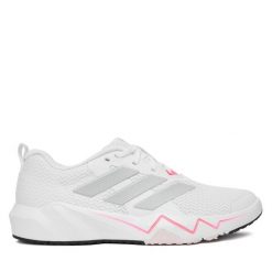 Buty na siłownię adidas. Białe obuwie sportowe damskie Adidas, na fitness i siłownię. Za 299.99 zł.