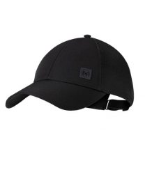 Czapka z daszkiem Buff Summit Solid. Czarne czapki z daszkiem damskie Buff, bez wzorów, z materiału. Za 130.99 zł.