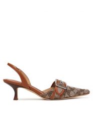 Coach Czółenka CCV94 Brązowy. Brązowe czółenka damskie Coach, bez wzorów, ze skóry, bez obcasa. Za 1,149.00 zł.