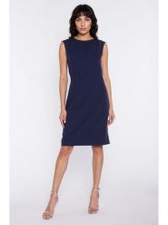 Nife Sukienka w kolorze granatowym rozmiar: 40. Niebieskie sukienki damskie Nife, bez wzorów, bez ramiączek. Za 162.11 zł.