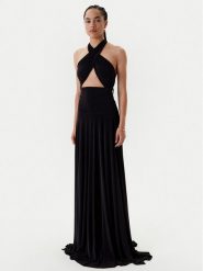 NORMA KAMALI Sukienka wieczorowa KK1253PLO61001 Czarny Slim Fit. Czarne sukienki damskie Norma Kamali, bez wzorów, z syntetyku, wizytowe, bez ramiączek. Za 1,239.00 zł.