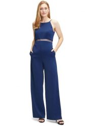 Vera Mont Kombinezon w kolorze niebieskim rozmiar: 42. Niebieskie kombinezony damskie Vera Mont, bez wzorów, bez kołnierzyka, bez ramiączek. Za 126.75 zł.