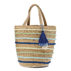 Gustowana Torebka Damska Sca'Viola W Stylu boho. Brązowe shopper bag Sca'viola, z włókna, na ramię, bez dodatków. Za 249.00 zł.