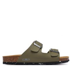 Klapki CMP. Brązowe klapki damskie CMP, bez wzorów, bez obcasa, bez zapięcia. Za 189.99 zł.