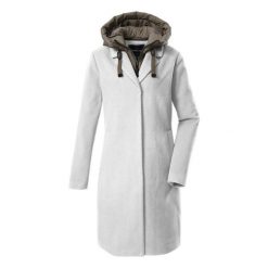 Parka damska z kapturem Killtec GW 20. Białe parki damskie Killtec, na zimę, z kapturem. Za 812.50 zł.