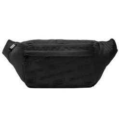 Torebka nerka sportowa dla dorosłych Santa Clara Waist Bag pojemność 1 L. Czarne nerki i saszetki damskie Skechers, bez wzorów. Za 59.99 zł.