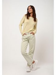 AUTHENTIC CASHMERE Kaszmirowy sweter "Criou" w kolorze żółtym rozmiar: XL. Żółte swetry klasyczne damskie AUTHENTIC CASHMERE, xl, z kaszmiru, bez kołnierzyka. Za 284.15 zł.