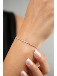 Heliophilia Pozłacana bransoletka z cyrkoniami rozmiar: onesize. Czerwone bransoletki damskie Heliophilia, pozłacane. Za 63.95 zł.