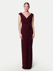 LAUREN RALPH LAUREN Sukienka wieczorowa 253863940018 Bordowy Slim Fit. Czerwone sukienki damskie Lauren Ralph Lauren, bez wzorów, z syntetyku, wizytowe, bez ramiączek. Za 829.99 zł.