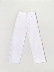 Jeansy wide leg high waist - biały. Białe jeansy damskie Sinsay, z podwyższonym stanem. Za 79.99 zł.