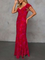 LA Angels Sukienka w kolorze czerwonym rozmiar: S. Czerwone sukienki damskie LA Angels, bez wzorów, bez ramiączek. Za 153.34 zł.