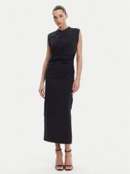 French Connection Sukienka codzienna 71YAV Granatowy Bodycon Fit. Niebieskie sukienki damskie French Connection, bez wzorów, z bawełny, bez ramiączek. Za 229.99 zł.
