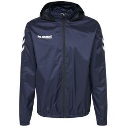 Kurtka ortalionowa sportowa dla dorosłych Hummel Core Spray Jacket. Niebieskie kurtki sportowe damskie Hummel, l, bez wzorów, bez kaptura. Za 130.00 zł.