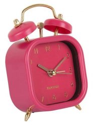 Karlsson Zegar stołowy "Glam" w kolorze różowym - 7,5 x 11,4 cm rozmiar: onesize. Różowe, analogowe zegarki damskie Karlsson. Za 30.99 zł.