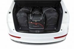 Torby Do Bagażnika Audi Q5 2008-2016 4Szt Kjust. Czarne torby podróżne KJUST, bez wzorów, z kauczuku. Za 1,216.00 zł.