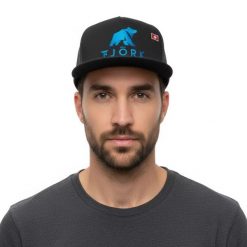 Czapka Trucker Fjork. Niebieskie czapki damskie FJORK MERINO, na lato, bez wzorów, z bawełny. Za 129.00 zł.