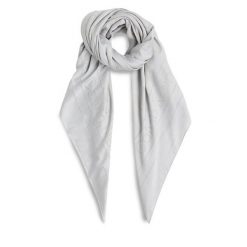 Chusta Calvin Klein. Szare chusty damskie Calvin Klein, bez wzorów. Za 269.99 zł.