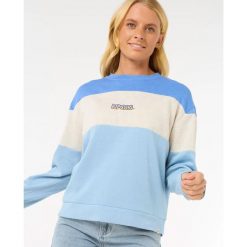 Rip Curl Las Dalias Colourblock Crew - Oatmeal Marle. Brązowe swetry klasyczne damskie Rip Curl, na zimę, bez kołnierzyka. W wyprzedaży za 240.85 zł.