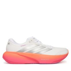 Buty do biegania adidas. Białe obuwie sportowe damskie Adidas, do biegania. Za 649.99 zł.