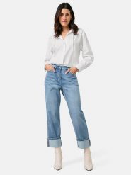 Gerry Weber Dżinsy - Regular fit - w kolorze niebieskim rozmiar: 44. Niebieskie jeansy damskie Gerry Weber, z podwyższonym stanem. Za 241.56 zł.