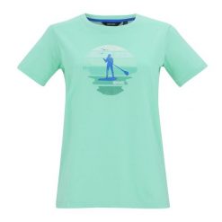 Koszulka Damska Filandra VX Sunset Paddleboard T-shirt. Zielone t-shirty damskie Regatta, bez wzorów, bez kołnierzyka. Za 67.99 zł.