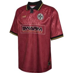 Koszulka Hummel Loose. Czerwone koszulki damskie Hummel, bez wzorów, bez kołnierzyka, bez ramiączek. Za 244.50 zł.