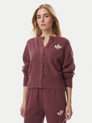 Adidas Kardigan Essentials IA4454 Różowy ciemny Loose Fit. Czerwone kardigany damskie Adidas, s, bez wzorów, z syntetyku. Za 299.99 zł.