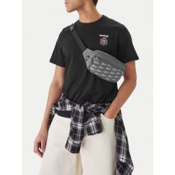 Nerka Reebok. Szare nerki i saszetki damskie Reebok, bez wzorów. Za 49.99 zł.