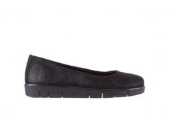 Baleriny The Flexx D1039-07 Black, Czarny, Skóra naturalna - 37. Czarne balerinki damskie The Flexx, bez wzorów, ze skóry. W wyprzedaży za 134.10 zł.