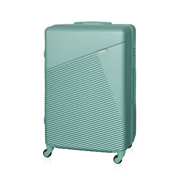 Walizka podróżna BETLEWSKI BWA-053 M j. zielony. Zielone walizki Betlewski, bez wzorów, z materiału. Za 269.99 zł.