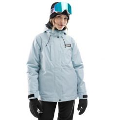 Kurtka snowboardowa damska W4-W Pole. Niebieskie kurtki damskie SIROKO, bez wzorów, bez kaptura. Za 928.00 zł.