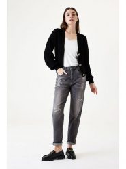 Garcia Dżinsy - Regular fit - w kolorze antracytowym rozmiar: W28. Czarne jeansy damskie Garcia. Za 109.78 zł.