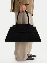 GINO ROSSI Torebka EO-LA224-19156A Czarny. Czarne kuferki damskie Gino Rossi, bez wzorów, ze skóry, bez dodatków. Za 499.99 zł.