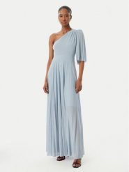 Artigli Sukienka wieczorowa ACAB004517 Turkusowy Regular Fit. Niebieskie sukienki damskie Artigli, bez wzorów, z wiskozy, wizytowe, bez ramiączek. Za 609.99 zł.