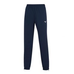 Damskie spodnie dresowe Mizuno Team Chiba Micro. Czarne spodnie sportowe damskie Mizuno, m, bez wzorów, z dresówki, do biegania. Za 200.10 zł.